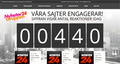 Desktop Screenshot of nyheter24gruppen.se